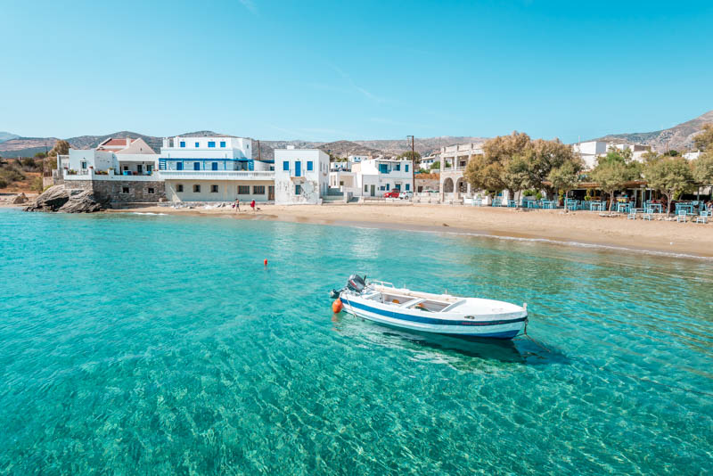 Moutsouna Beach Naxos beste Badespots