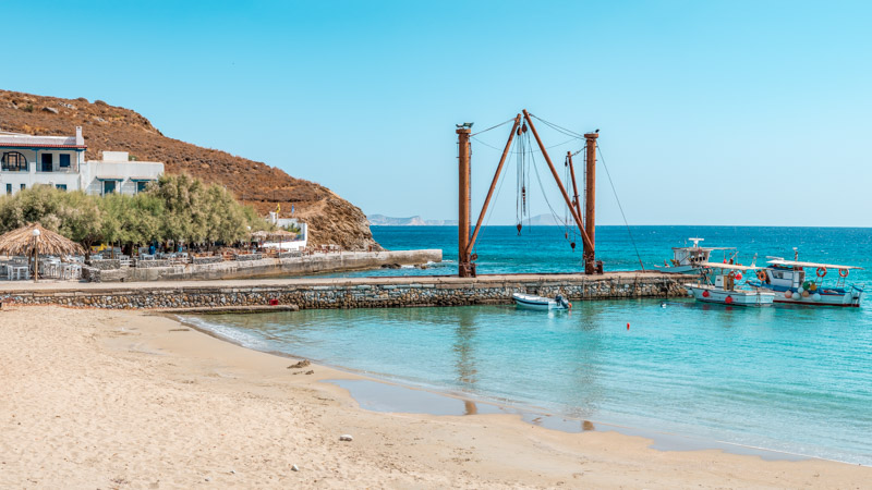 Naxos Geheimtipps Moutsouna Strand