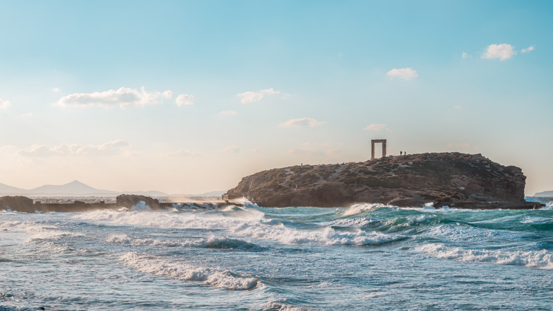 Naxos Portara Grotta Beach