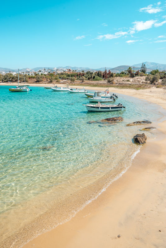 Naxos schöne Strände Agia Anna