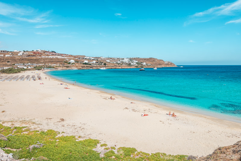 Paralia Kalo Livadi Mykonos Strände