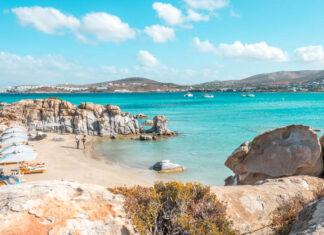 Paros schöne Strände Tipps Hotels am Meer