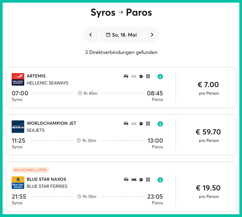 Griechenland Fähren buchen Tipps Empfehlung Portal