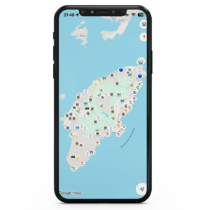 Rhodos Sehenswürdigkeiten Google Maps Smartphone