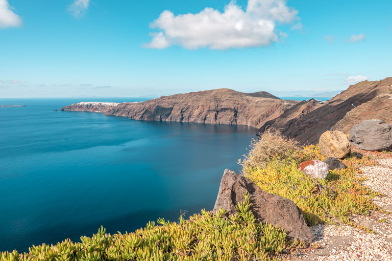 Santorini Caldera Vulkan Griechenland Ausbruch