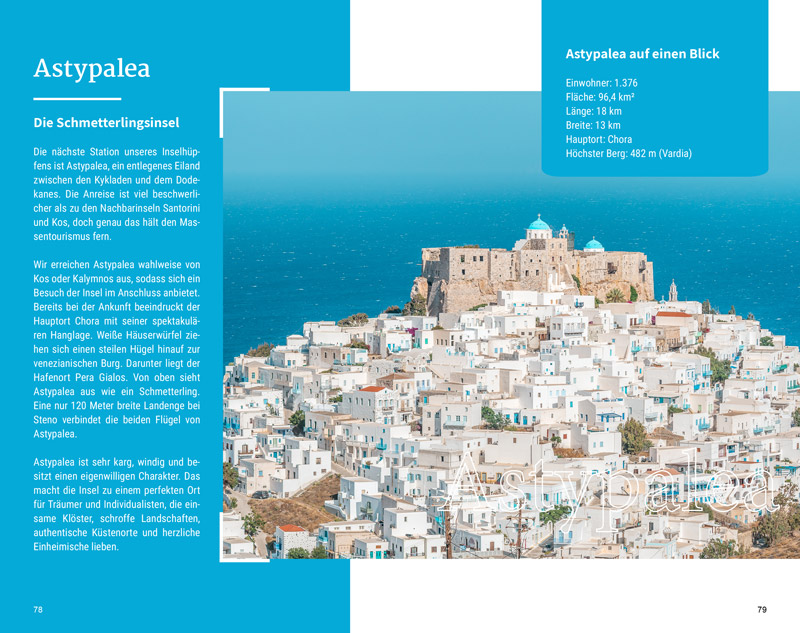 Griechenland Inselhopping Reisefuehrer Dodekanes Buch Einblick 3
