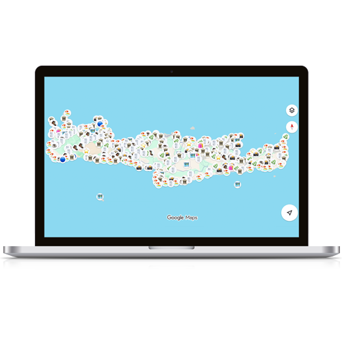 Kreta Sehenswuerdigkeiten Google Maps Smartphone