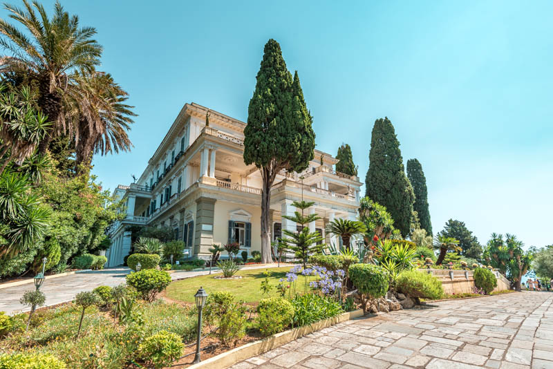 Korfu Achilleion Besuch möglich Erfahrung