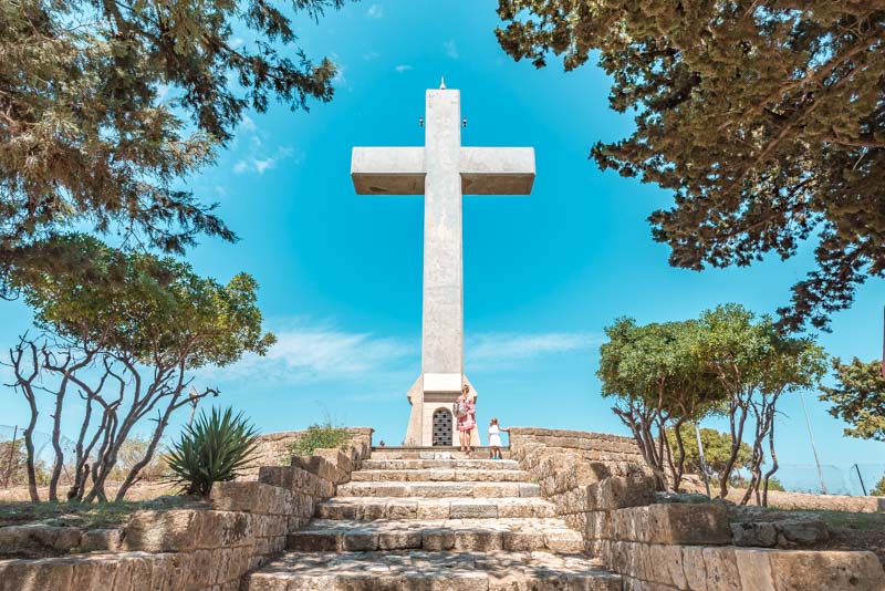 Filerimos Hügel Rhodos Ausflug zum Kreuz