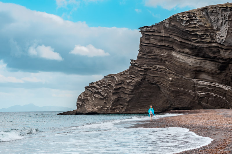 Santorini Strände Tipps zum Baden Kykladen